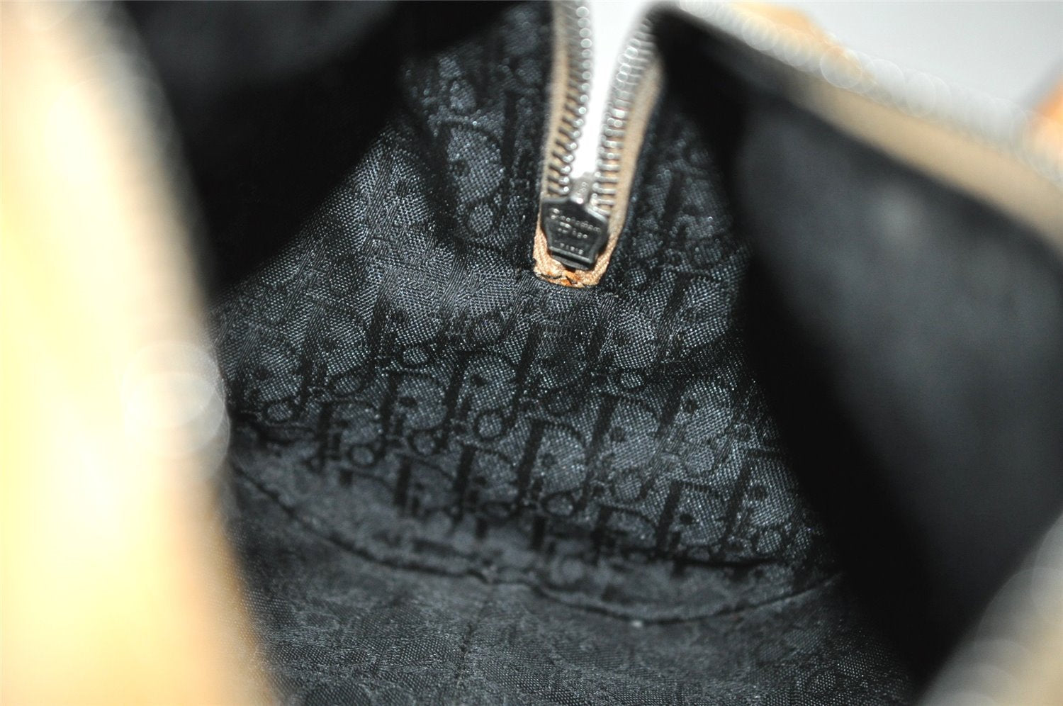 Authentic Christian Dior Shoulder Hand Bag Purse PVC Leather Multicolor CD 6600I