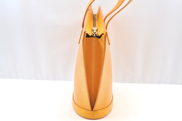 Authentic Louis Vuitton Epi Saint Jacques Hand Bag Yellow M52279 LV 6601H