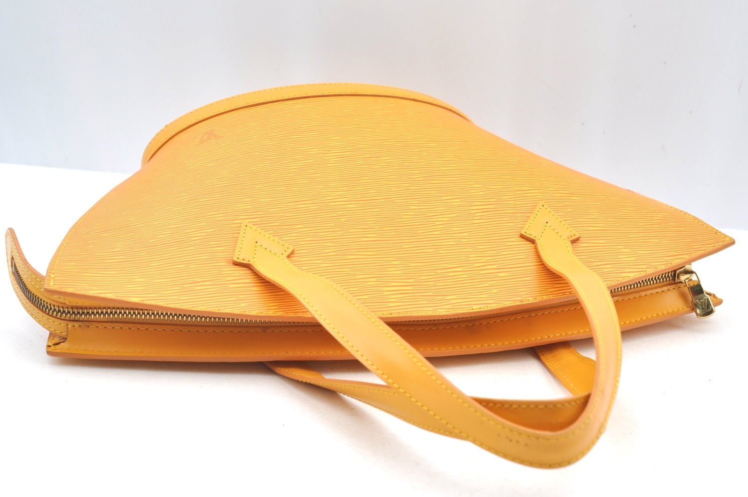 Authentic Louis Vuitton Epi Saint Jacques Hand Bag Yellow M52279 LV 6601H