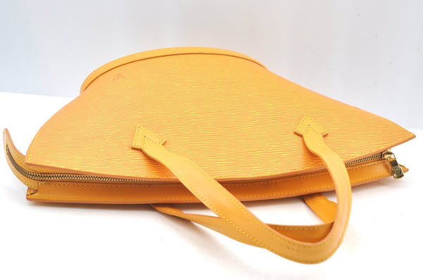 Authentic Louis Vuitton Epi Saint Jacques Hand Bag Yellow M52279 LV 6601H