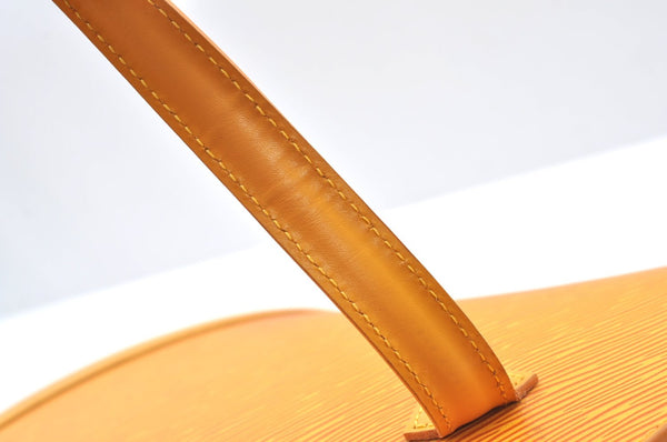 Authentic Louis Vuitton Epi Saint Jacques Hand Bag Yellow M52279 LV 6601H