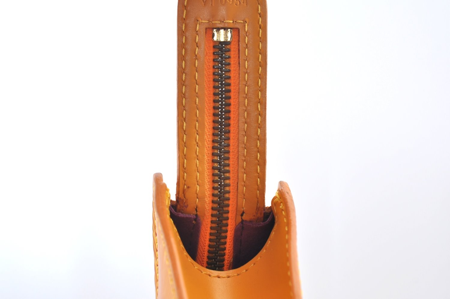 Authentic Louis Vuitton Epi Saint Jacques Hand Bag Yellow M52279 LV 6601H