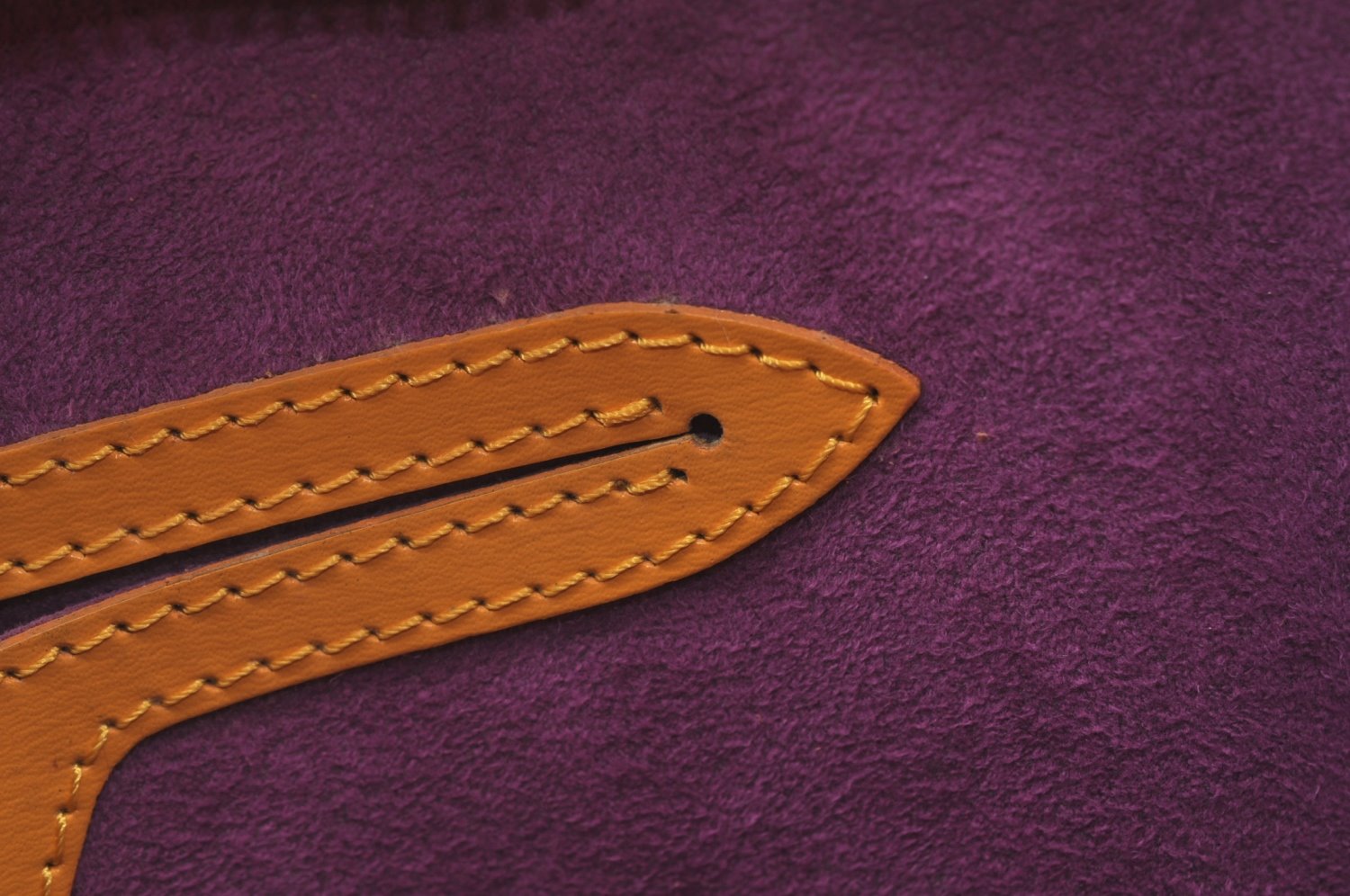 Authentic Louis Vuitton Epi Saint Jacques Hand Bag Yellow M52279 LV 6601H