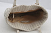 Authentic BOTTEGA VENETA Intrecciato Leather Shoulder Tote Bag Purse White 6602I