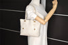Authentic BOTTEGA VENETA Intrecciato Leather Shoulder Tote Bag Purse White 6602I