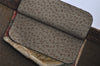 Authentic GUCCI Web Sherry Line Shoulder Tote Bag GG PVC Leather Brown 6604J