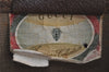 Authentic GUCCI Web Sherry Line Shoulder Tote Bag GG PVC Leather Brown 6604J