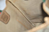 Authentic GUCCI Web Sherry Line Shoulder Tote Bag GG PVC Leather Brown 6604J
