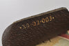 Authentic GUCCI Web Sherry Line Shoulder Tote Bag GG PVC Leather Brown 6604J