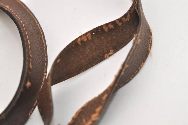 Authentic GUCCI Vintage Shoulder Tote Bag GG PVC Leather Brown Junk 6606J