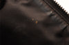Authentic FENDI Vintage Zucca Hand Bag Purse Canvas Leather Brown 6607I