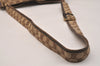 Authentic GUCCI Shoulder Cross Body Bag GG Canvas Leather 90656 Brown 6607J
