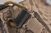 Authentic GUCCI Shoulder Cross Body Bag GG Canvas Leather 90656 Brown 6607J
