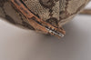 Authentic GUCCI Shoulder Cross Body Bag GG Canvas Leather 90656 Brown 6607J