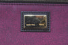 Authentic FENDI Zucca Vintage Shoulder Tote Bag PVC Leather Brown Black 6608I