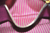 Authentic FENDI Zucca Vintage Shoulder Tote Bag PVC Leather Brown Black 6608I