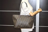 Authentic FENDI Zucca Vintage Shoulder Tote Bag PVC Leather Brown Black 6608I
