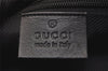 Authentic GUCCI Shoulder Hand Bag Purse GG Canvas Leather 0014206 Black 6608J