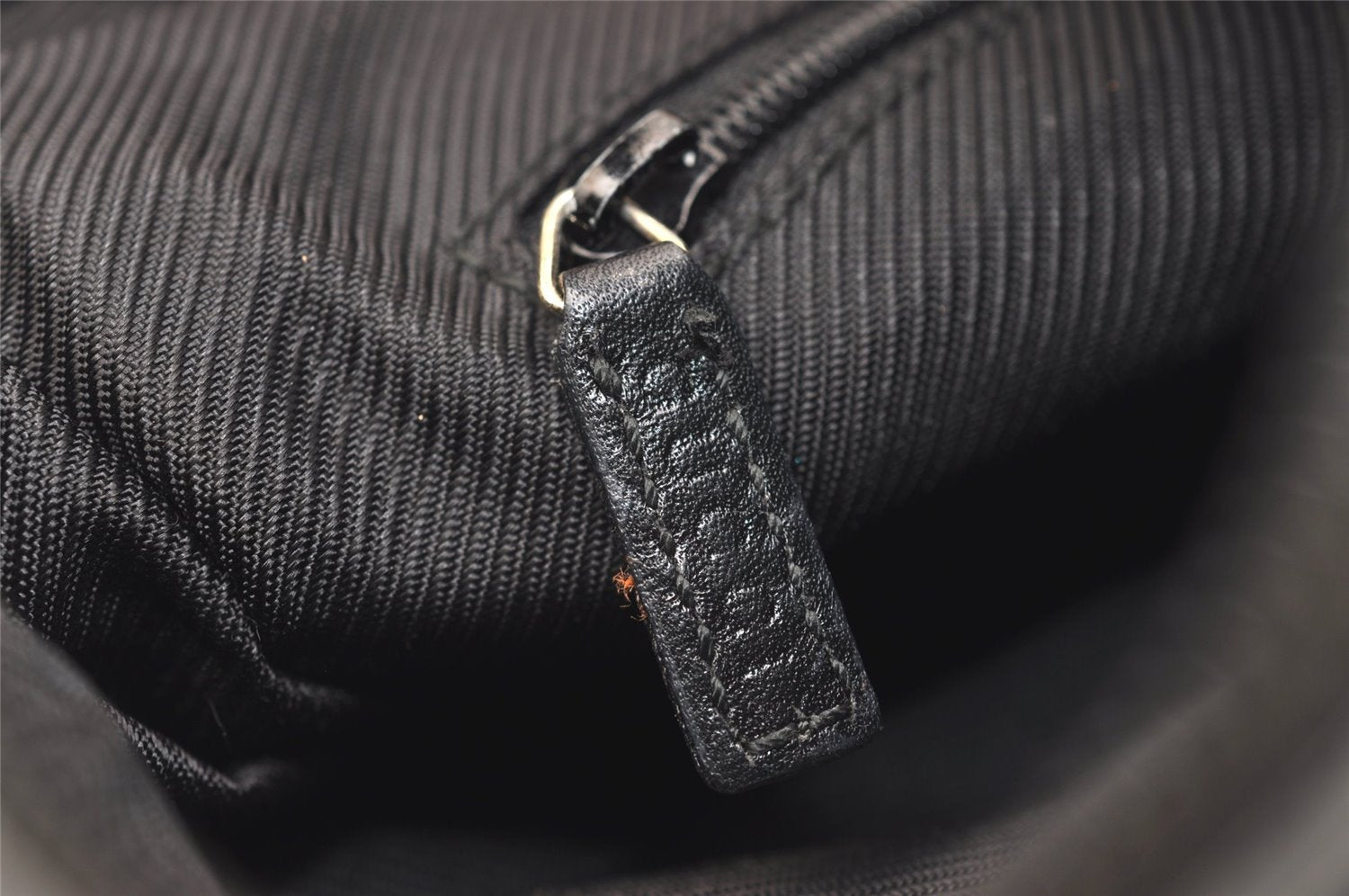 Authentic GUCCI Shoulder Hand Bag Purse GG Canvas Leather 0014206 Black 6608J