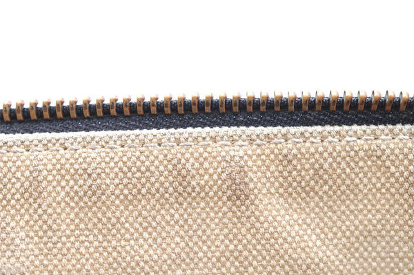 Authentic GUCCI GG Marmont Clutch Hand Bag Purse Leather 475317 Black 6609I