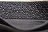 Authentic GUCCI GG Marmont Clutch Hand Bag Purse Leather 475317 Black 6609I