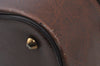 Authentic Burberrys Nova Check Canvas Leather Boston Hand Bag Beige 6609J