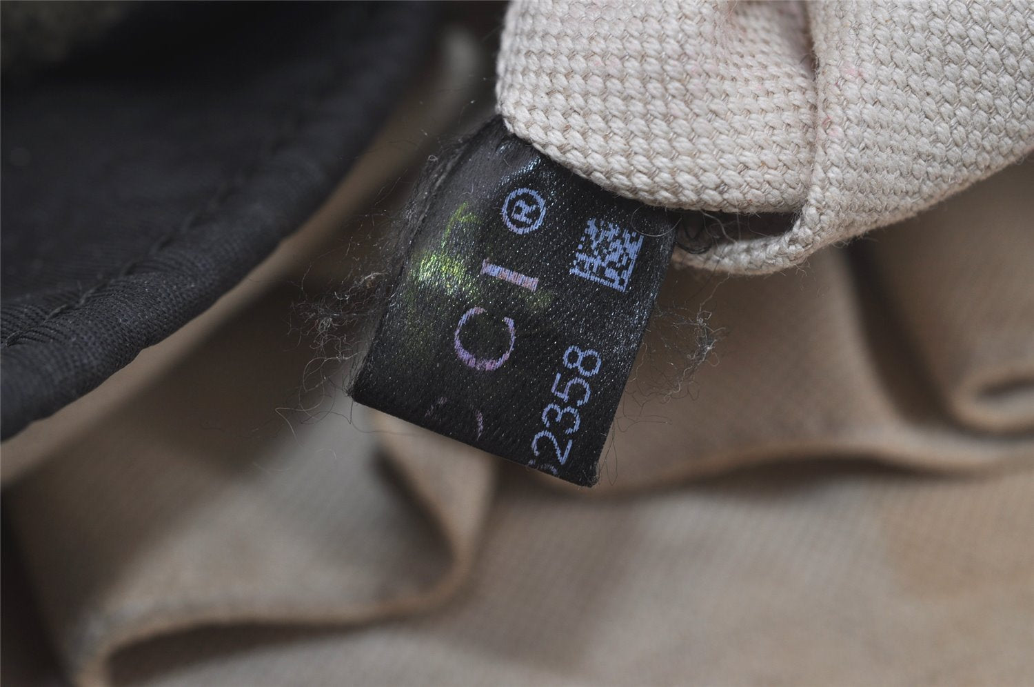 Authentic GUCCI Shoulder Cross Body Bag GG Nylon Leather 308840 Black Junk 6610I