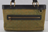 Auth Louis Vuitton Monogram Mini Lucille PM Hand Bag Green Khaki M92682 LV 6612J