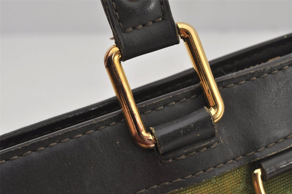 Auth Louis Vuitton Monogram Mini Lucille PM Hand Bag Green Khaki M92682 LV 6612J