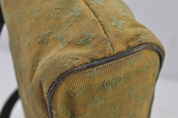 Auth Louis Vuitton Monogram Mini Lucille PM Hand Bag Green Khaki M92682 LV 6612J