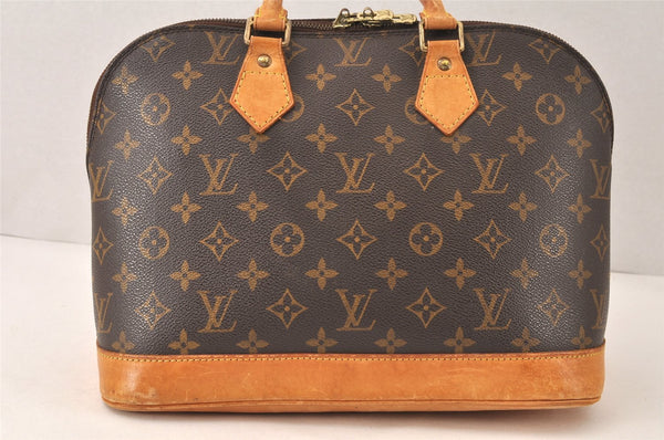 Authentic Louis Vuitton Monogram Alma Hand Bag Purse M51130 LV 6612K