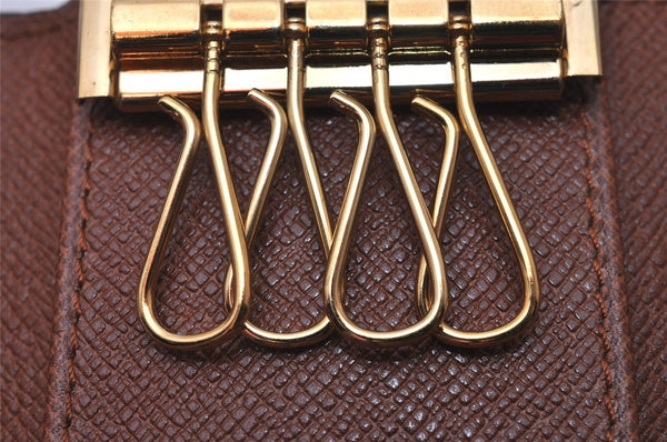 Authentic Louis Vuitton Monogram Multicles 4 Four Hooks Key Case M62631 LV 6613I