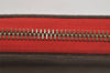 Authentic Louis Vuitton Monogram Zippy Wallet Long Purse Red M62402 LV 6614J