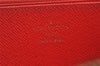Authentic Louis Vuitton Monogram Zippy Wallet Long Purse Red M62402 LV 6614J