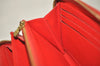 Authentic Louis Vuitton Monogram Zippy Wallet Long Purse Red M62402 LV 6614J