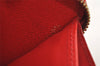 Authentic Louis Vuitton Monogram Zippy Wallet Long Purse Red M62402 LV 6614J