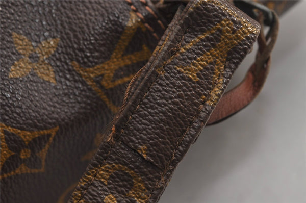 Authentic Louis Vuitton Monogram Marceau Shoulder Cross Body Bag Old Model 6616J