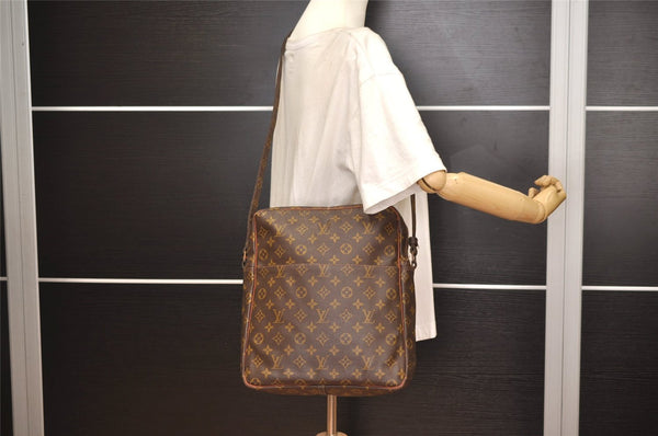 Authentic Louis Vuitton Monogram Marceau Shoulder Cross Body Bag Old Model 6616J