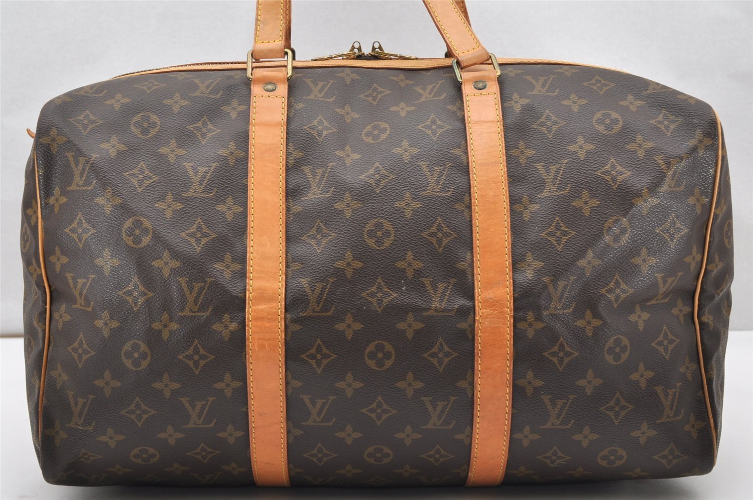 Authentic Louis Vuitton Monogram Sac Souple 45 Hand Boston Bag M41624 LV 6616K