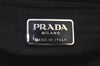 Authentic PRADA VELA Nylon Tessuto Leather Shoulder Cross Bag B6671 Black 6617I