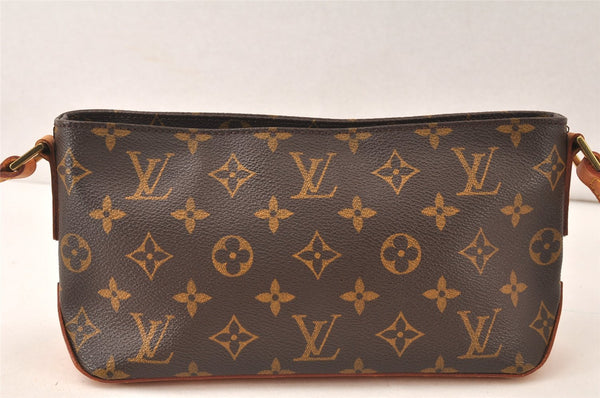 Authentic Louis Vuitton Monogram Trotteur Shoulder Cross Bag M51240 LV 6618K