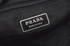 Authentic PRADA Nylon Tessuto Saffiano Leather Shoulder Cross Bag Black 6619I