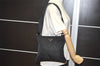 Authentic PRADA Nylon Tessuto Saffiano Leather Shoulder Cross Bag Black 6619I