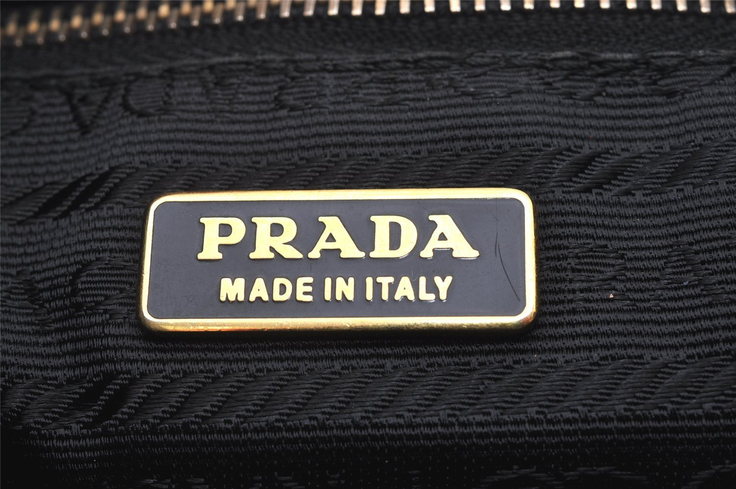 Authentic PRADA Nylon Tessuto Leather Shoulder Hand Bag Purse Black 6620I