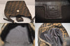 Authentic FENDI Vintage Zucca Shoulder Hand Bag Purse Canvas Leather Brown 6621M