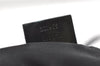 Authentic GUCCI Jolie Shoulder Tote Bag GG Canvas Enamel 211975 Black 6624I