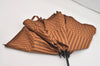 Authentic FENDI Zucchino Pequin Folding Umbrella Brown 6624J