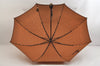 Authentic FENDI Zucchino Pequin Folding Umbrella Brown 6624J