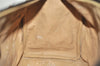Authentic GUCCI Web Sherry Line Hand Boston Bag GG PVC Leather Brown 6626J
