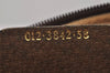 Authentic GUCCI Web Sherry Line Hand Boston Bag GG PVC Leather Brown 6626J
